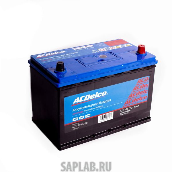 Купить ACDELCO 19375464 Аккумулятор ACDelco 90 А/ч обратная R+ EN780 А 306x175x225 19375464