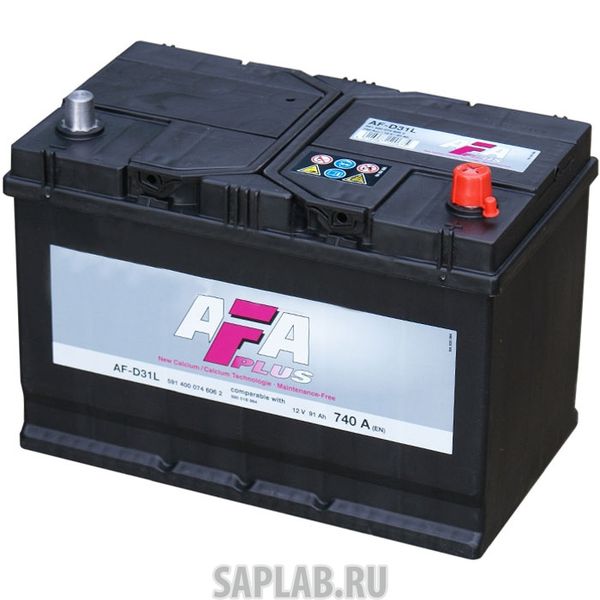 Купить AFA AFD31L Аккумулятор AFA 91 А/ч 591400 AF ОБР выс 306x173x225 EN740
