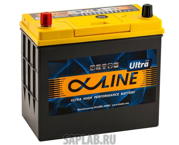 Купить ALPHALINE 75B24UPR Аккумулятор ALPHALINE Ultra 75B24 U PR 12В 59Ач 550CCA 234x127x220 мм Обратная (-+)