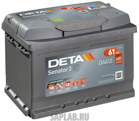 Купить DETA DA612 Аккумулятор автомобильный DETA DA612 61 Ач