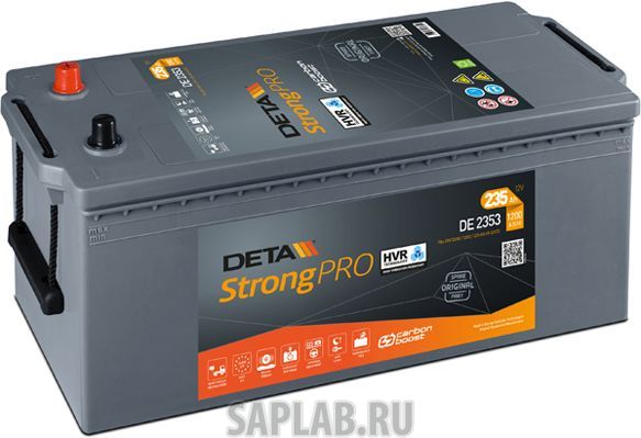 Купить DETA DE2353 Аккумулятор автомобильный DETA DE2353 235 Ач