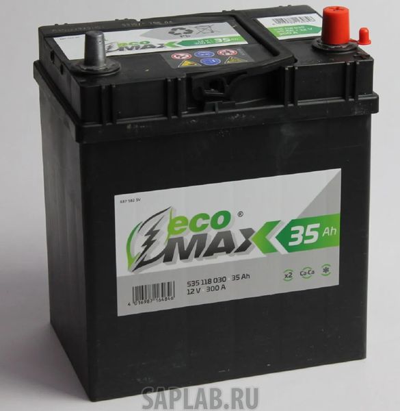 Купить ECOMAX 535118030 EcoMax 6СТ-35.0 (535 118 030) яп.ст/тонк. кл.