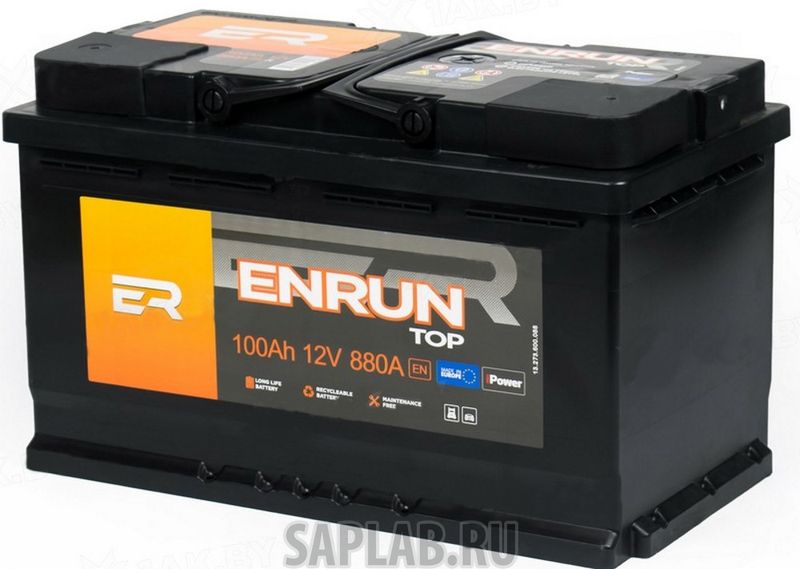 Купить ENRUN EPA1001 Аккумулятор Enrun Top Asia 100 Ah  Epa1001  L+   (+/-)  12v 900a En   303х175х225