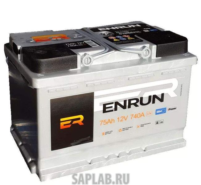 Купить ENRUN ES751 Аккумулятор автомобильный Enrun 75 Ah  Es751 L+  (+/-)  12v 760a En  278x175x190 ES751