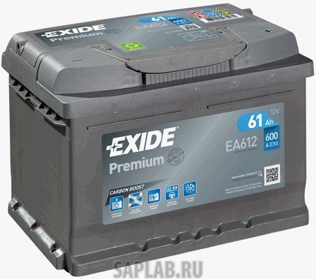 Купить EXIDE EA612 Аккумулятор автомобильный EXIDE EA612 61 Ач