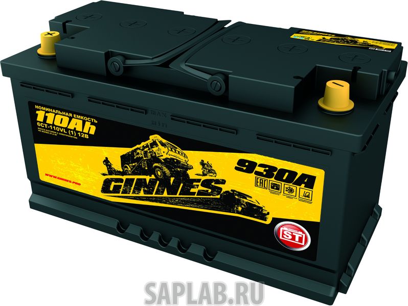 Купить GINNES GS11011 Аккумулятор автомобильный GINNES ST 6CT-110.1 GS11011