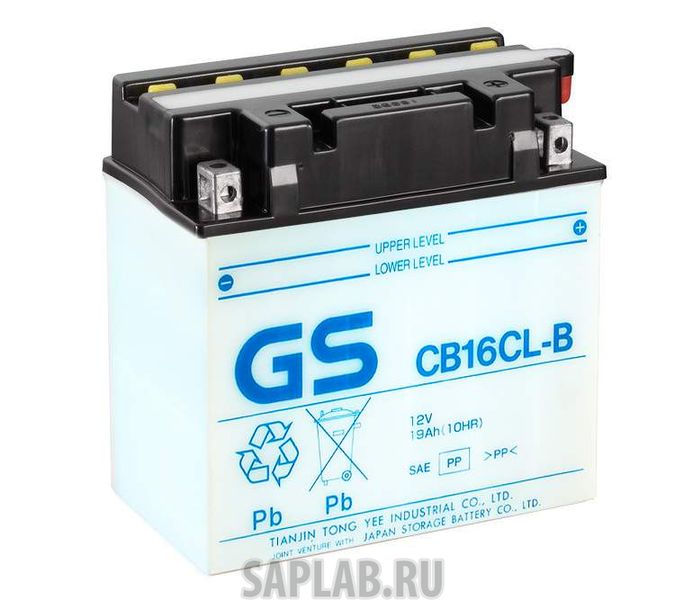 Купить GS_YUASA CB16CLB Аккумулятор GS Yuasa CB16CL-B 12В 19Ач 240CCA 176x101x177 мм Обратная (-+)