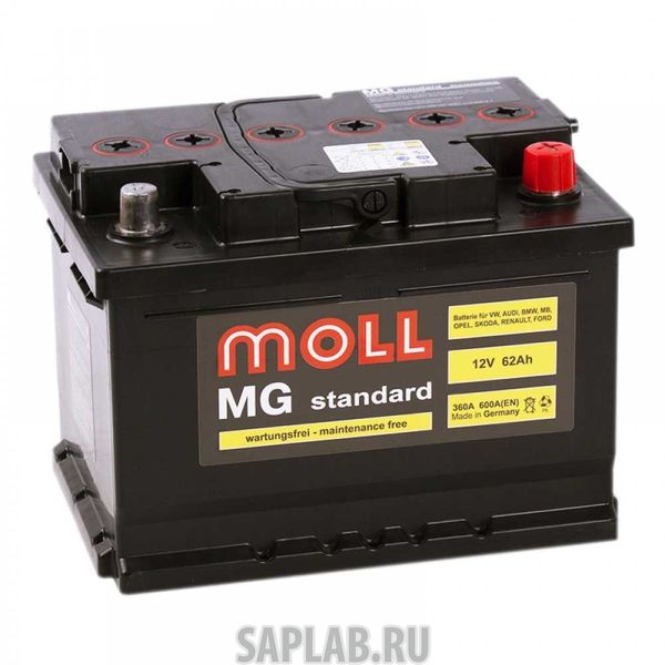 Купить MOLL MGSTANDARD62SR Аккумулятор MOLL MG Standard 62SR 600A 242x175x175