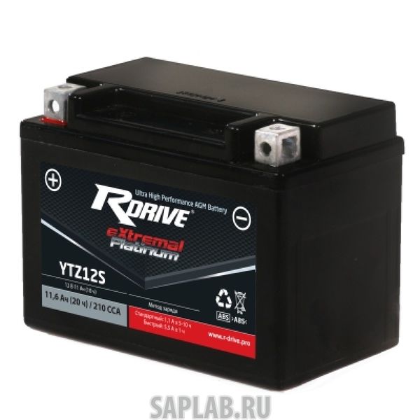 Купить RDRIVE RDRIVEYTZ12S Аккумулятор RDRIVE-YTZ12S 12В 11Ач 210CCA 150x87x110 мм Прямая (+-)