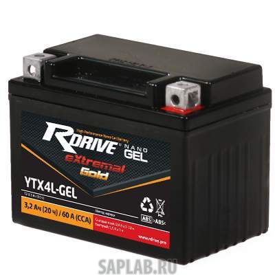 Купить RDRIVE YTX4LGEL Аккумулятор RDRIVE GOLD YTX4L-GEL