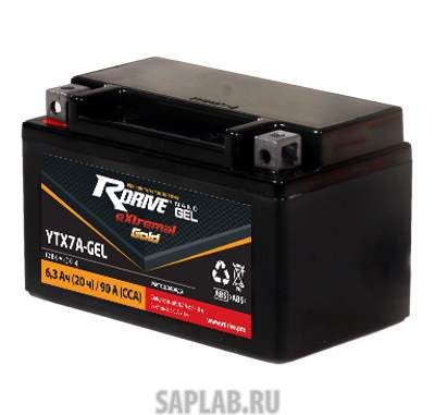 Купить RDRIVE YTX7AGEL Аккумулятор RDRIVE GOLD YTX7A-GEL