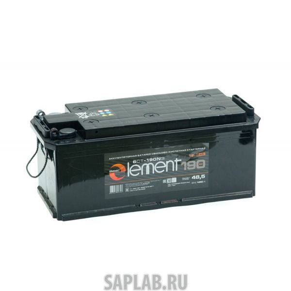 Купить SMART_ELEMENT 190ПОДБОЛТ1250А Аккумулятор Smart ELEMENT TT 190 под болт 1250А 514х218х210
