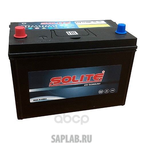 Купить SOLITE EFBT110R Аккумулятор автомобильный Solite EFBT110R START-STOP 90А/ч 880А полярность прямая