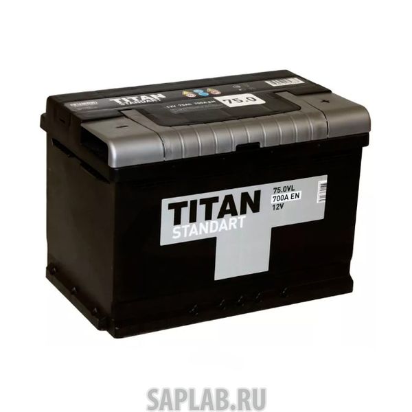 Купить TITAN 4607008882247 Аккумулятор Standart 6ct751 П.П. Ca/Ca En 700 276х175х190 TITAN