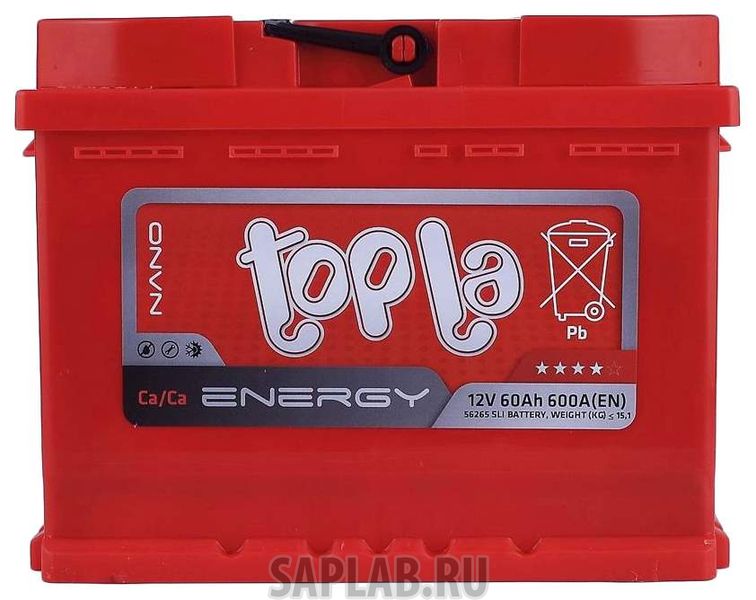 Купить TOPLA 108160 Аккумулятор автомобильный TOPLA E60X 60Ач 600A 108160