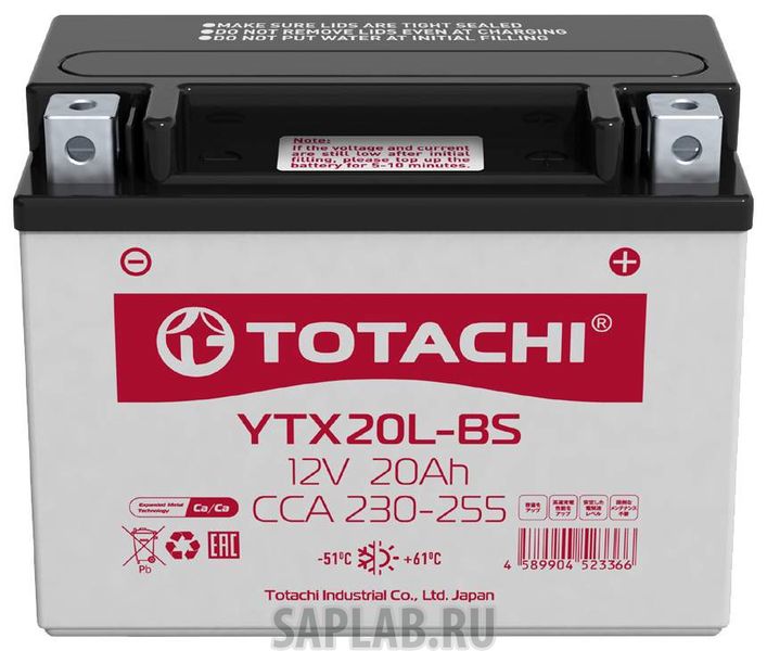 Купить TOTACHI 4589904523366 Аккумулятор автомобильный  TOTACHI MOTO 4589904523366 20 Ач