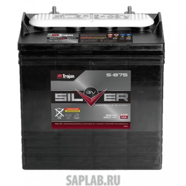 Купить TROJAN S875 Аккумулятор TROJAN S-875 8V 165A (259х180х272)