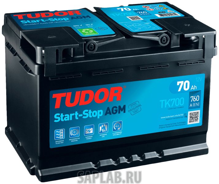 Купить TUDOR 3661024055710 Аккумулятор автомобильный  TUDOR 3661024055710 70 Ач