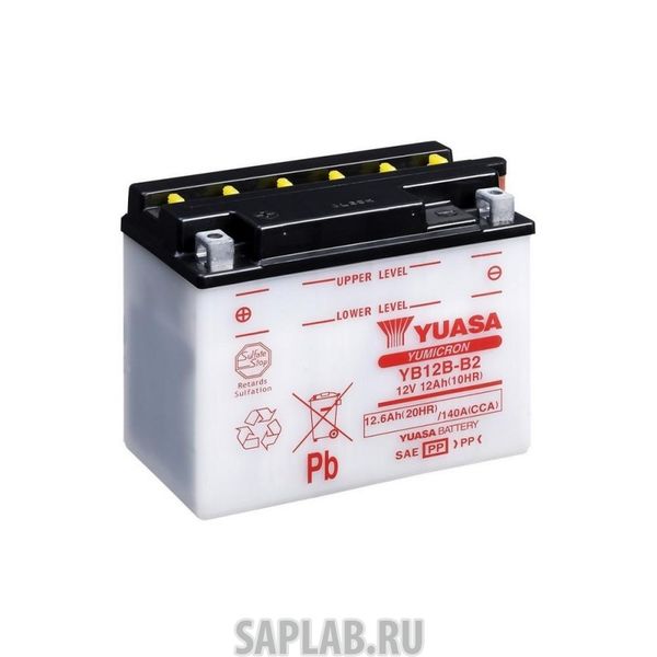 Купить YUASA YB12BB2 Аккумулятор YUASA YB12B-B2 (б/э) 1449