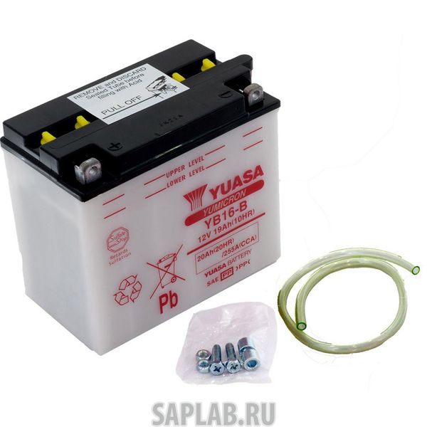 Купить YUASA YB16B Аккумулятор YUASA YB16-B