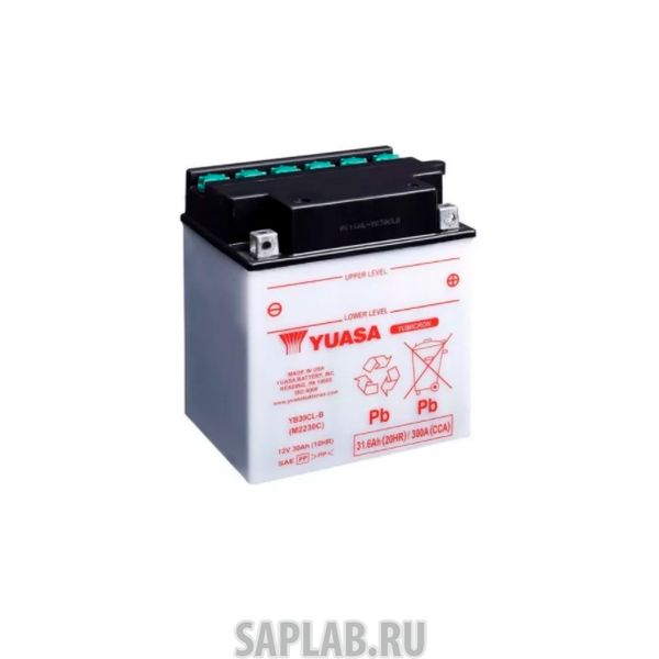 Купить YUASA YB30CLB Аккумулятор Yuasa YB30CL-B 12В 30Ач 300CCA 168x132x193 мм Обратная (-+)