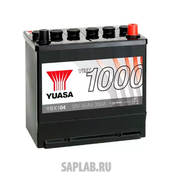Купить YUASA YBX1048045 Аккумуляторная Батарея [12v 45ah 350a B1] YUASA