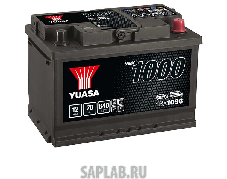 Купить YUASA YBX1096 Аккумулятор Yuasa Standard YBX1096 12В 70Ач 620CCA 278x175x190 мм Обратная (-+)