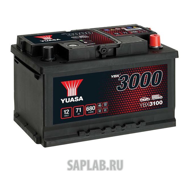 Купить YUASA YBX3100071 Аккумуляторная Батарея 12v 71ah 680a YUASA YBX3100-071
