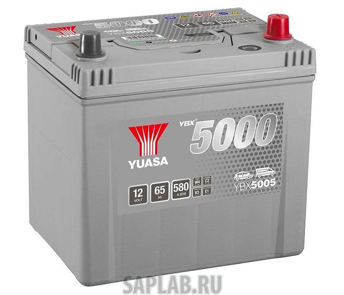 Купить YUASA YBX5005 Аккумулятор Yuasa Silver YBX5005 12В 65Ач 550CCA 232x175x225 мм Обратная (-+)
