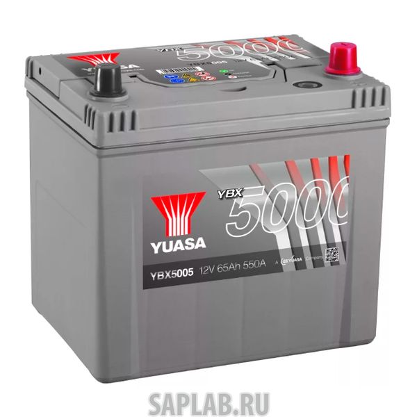 Купить YUASA YBX5005065 Аккумуляторная Батарея Silver High Performance[12v 65ah 550a] YUASA