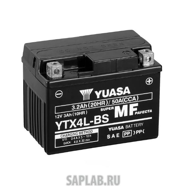 Купить YUASA YTX4LBS Аккумуляторная Батарея Maintenance Free [12v 3,2ah 50a] YUASA