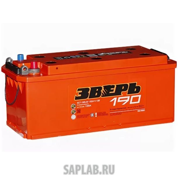 Купить ЗВЕРЬ 190РУС1400A Аккумулятор ЗВЕРЬ 190 рус 1400A 514x218x210