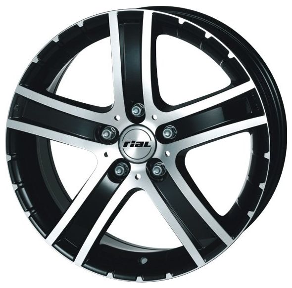 Купить Rial PO75747B831 RIAL PORTO 7.5X17 5/114.3 ET47 d70.1 /diamond-black front polished/ MP [PO75747B83-1]