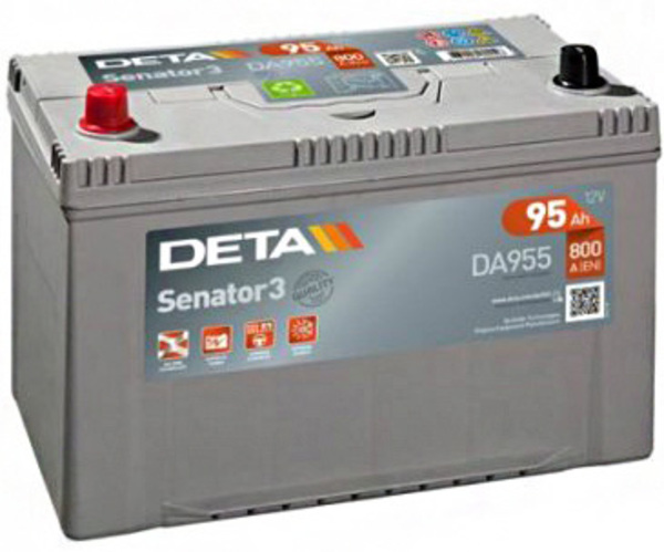 Купить DETA DA955 Аккумулятор автомобильный DETA DA955 95 Ач