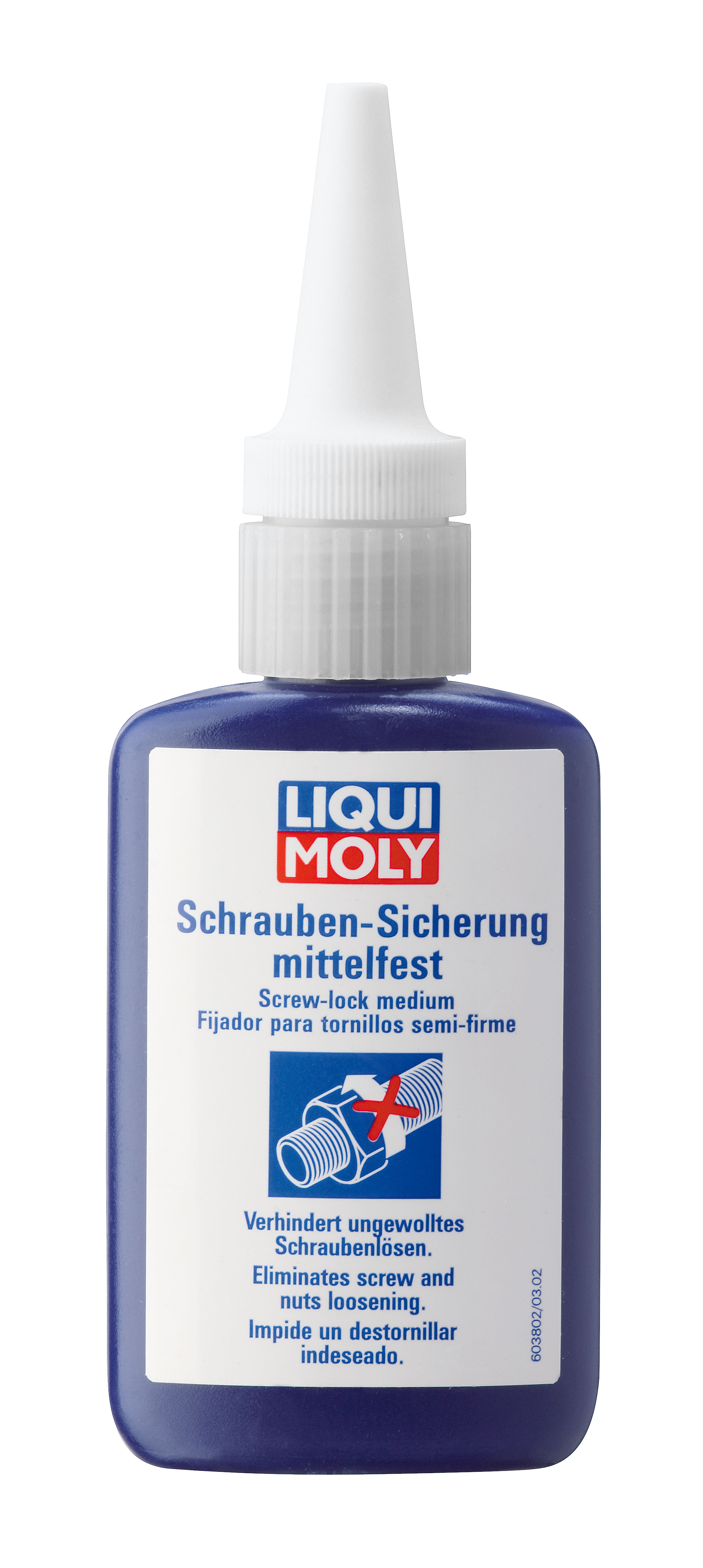 Купить Liqui moly 3802 Средство для фиксации винтов (средней фиксации)  Schrauben-Sicherung mittelfest