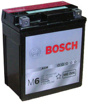 Купить BOSCH 0092M60060 Аккумуляторная батарея Евро 6ah 50a 114/71/131 Ytx7l-Bs Moto BOSCH 0092M60060