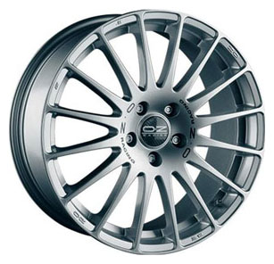 Купить Oz WHS057409 Superturismo GT 17/7 ET44 Race silver + black lettering