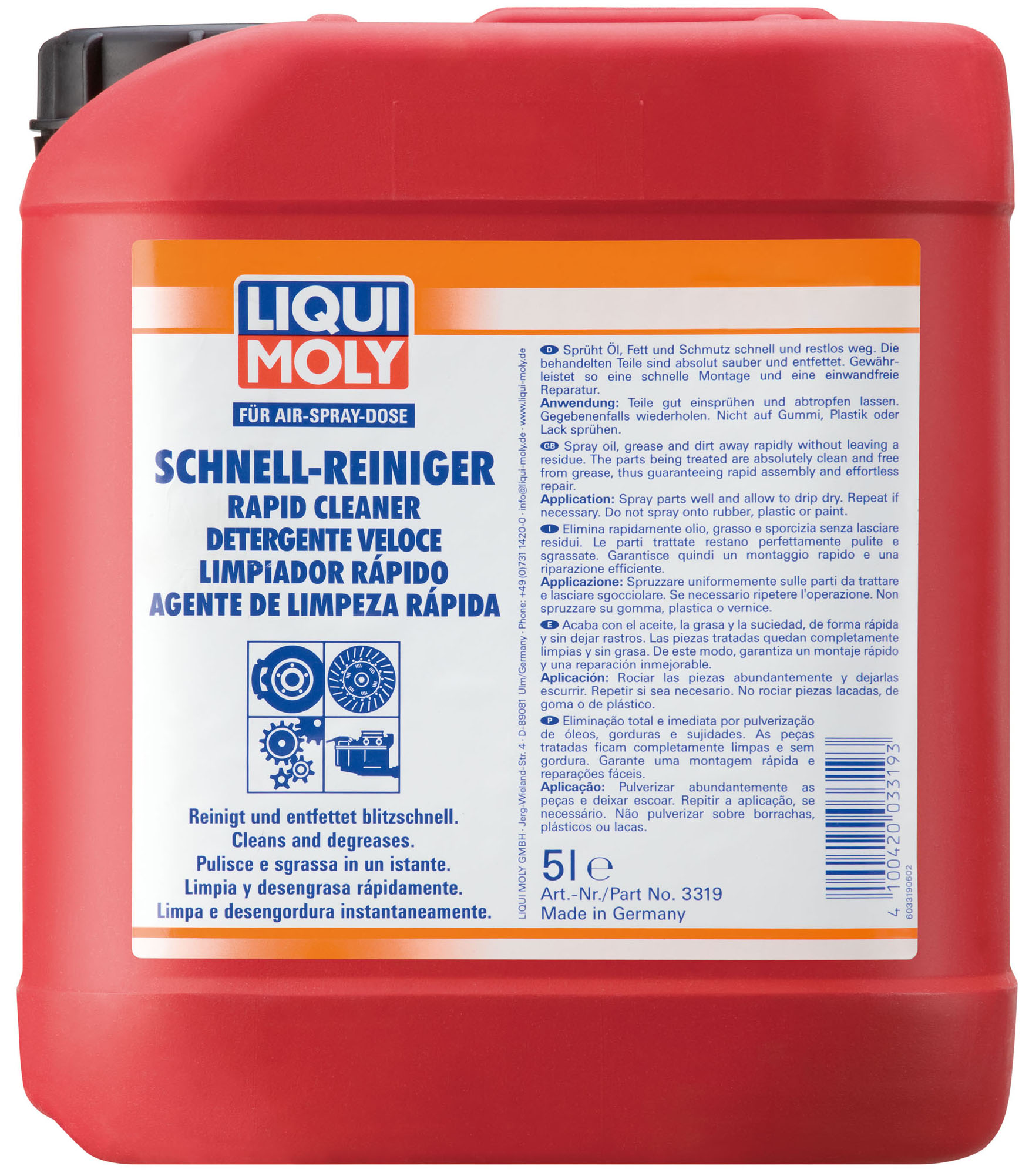 Купить Liqui moly 3956 Быстрый очиститель