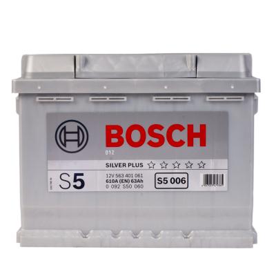 Купить BOSCH 0092S50060 Аккумулятор автомобильный BOSCH S5 Silver Plus 0 092 S50 060 63 Ач
