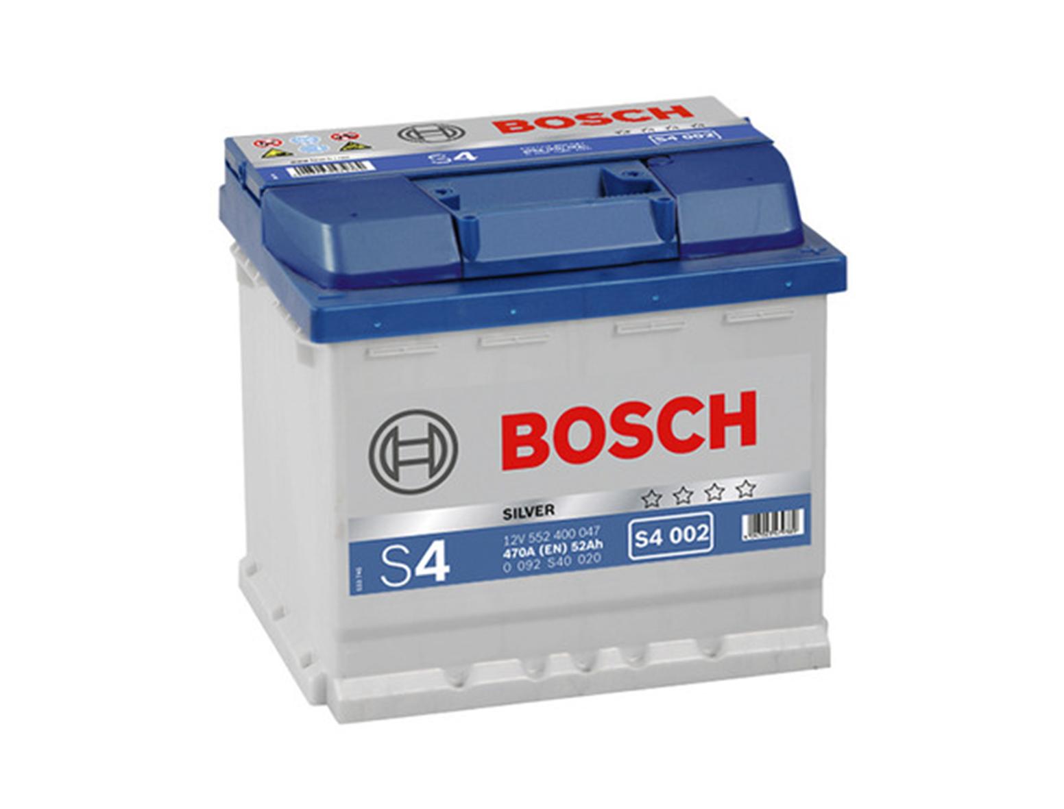 Купить BOSCH 0092S40020 Аккумулятор автомобильный BOSCH S4 Silver 0 092 S40 020 52 Ач