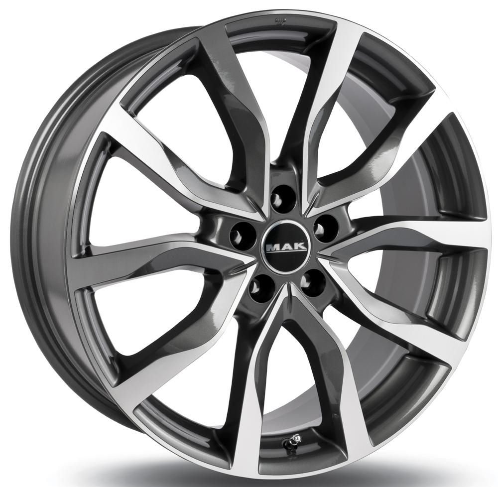 Купить Mak WHS062257 Highlands 19/8 ET45 Gun metallic - mirror face