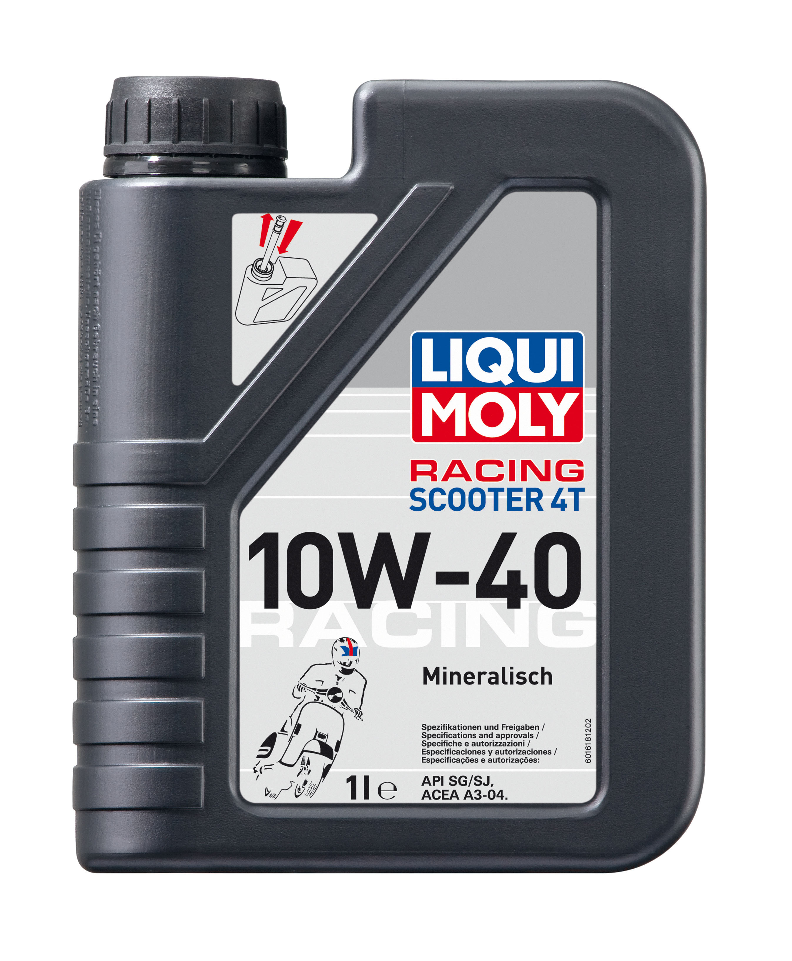 Купить Liqui moly 8069 для скутеров Motorrad Scooter 4T SAE 10W-40