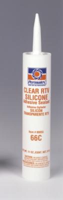 Купить Permatex 80855 Клей - Герметик проф. RTV Силикон.(Прозрачный) картридж 311гр