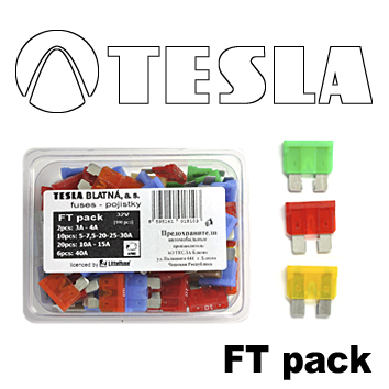 Купить Tesla FTPACK Предохранители плоские ATO в ассортименте 100 шт/кор.