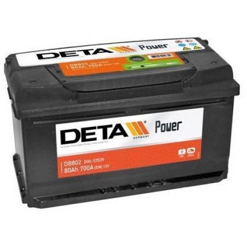 Купить DETA DB802 Аккумулятор автомобильный DETA DB802 80 Ач