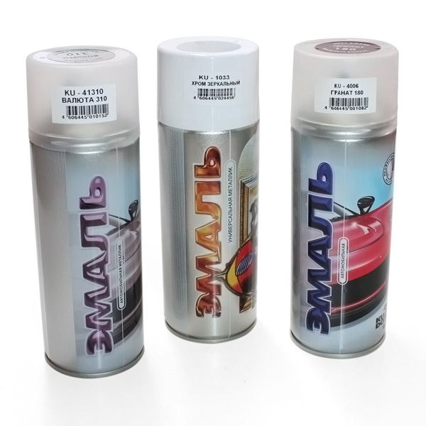 Купить Kudo KU1033 Краска универсальная хром зеркальный 520 мл