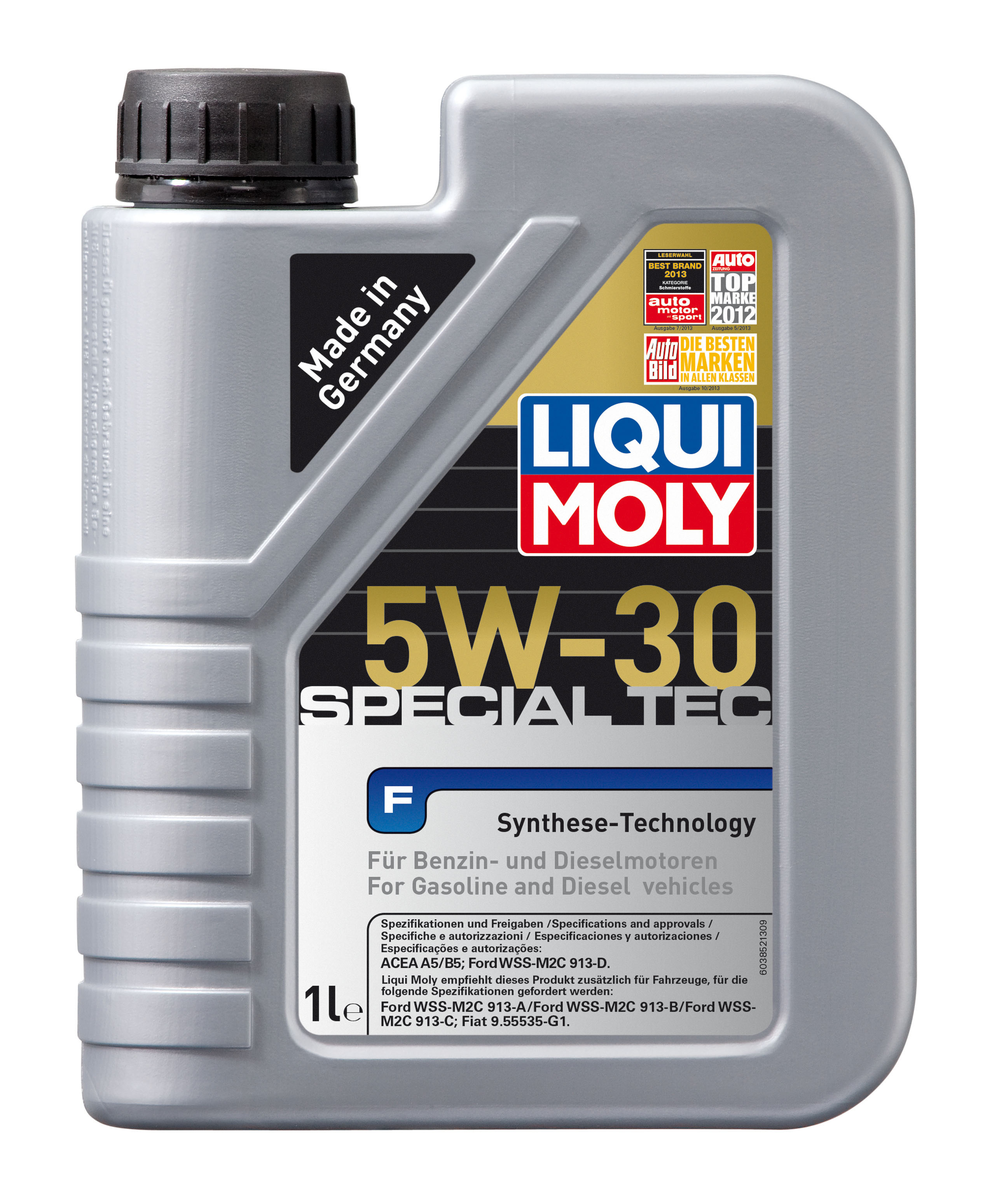 Купить Liqui moly 8063 Leichtlauf Special Tec F SAE 5W-30