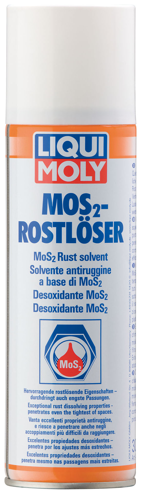 Купить Liqui moly 1986 Растворитель ржавчины с дисульфидом молибдена MoS2-Rostloser