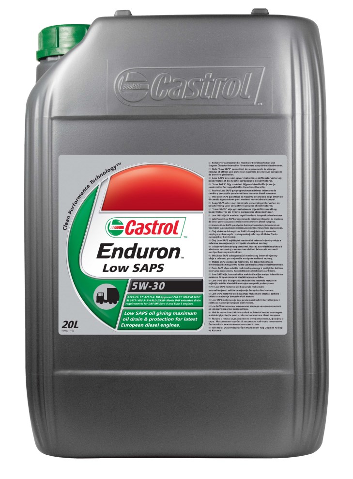 Купить Castrol 15093F  Enduron Low SAPS 5W-30, 20 л