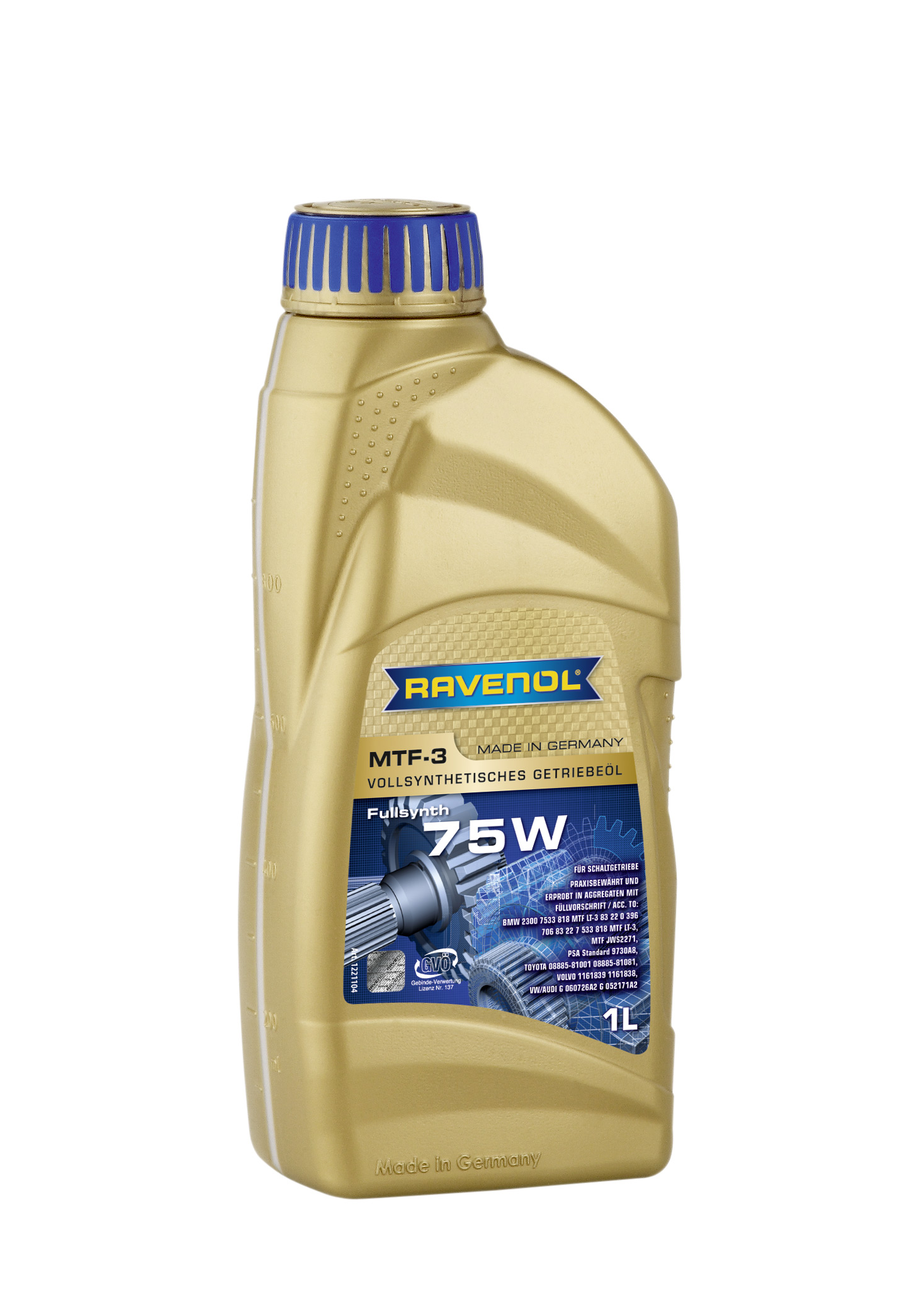 Купить Ravenol 4014835719811 Трансмиссионное масло  MTF -3 SAE 75W ( 1л) new